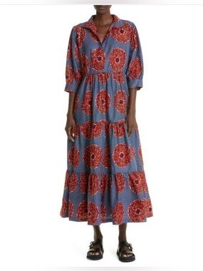 NWT The Oula Company Printed Maxi Dress